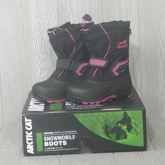 Arctic Cat 8 little girls snowmobile boots NIB - Picture 3 of 8